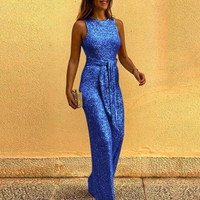 Sleeveless party jumpsuit for women – Figure-flattering & festive – Amira