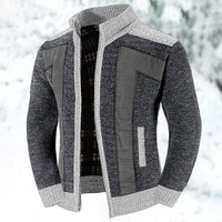 Wool Vest with Zipper and Sweater - Leon