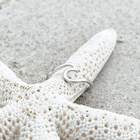 Silver Sea Wave Ring - Maris