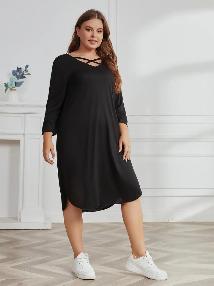 Sammy Jackson™ Gemma Plus-Size Summer Dress | Casual & Stylish