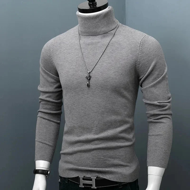 Sammy Jackson™ Marco Slim Turtleneck Sweater | Trendy Slim-Fit Sweater