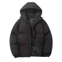 Padded men's puffer jacket with hood – Elias