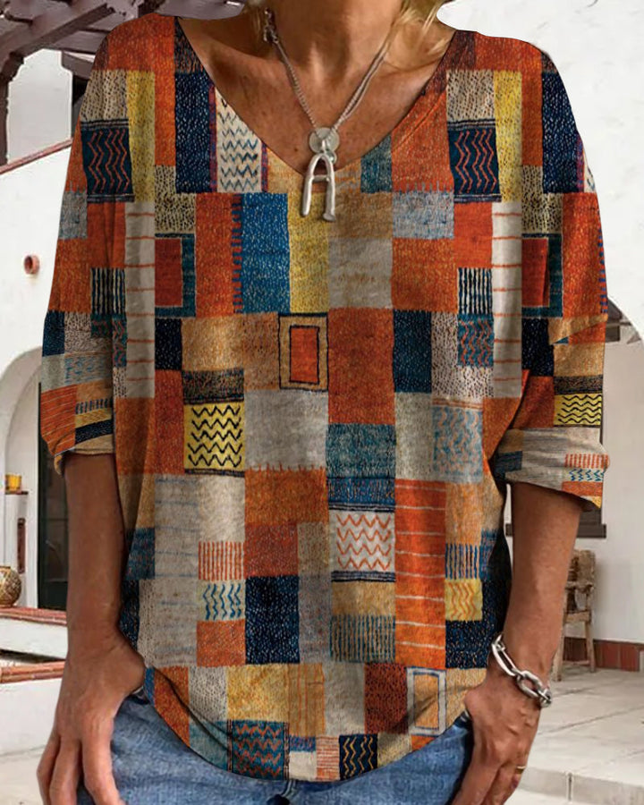 Draped Cotton Women's Top – Amira