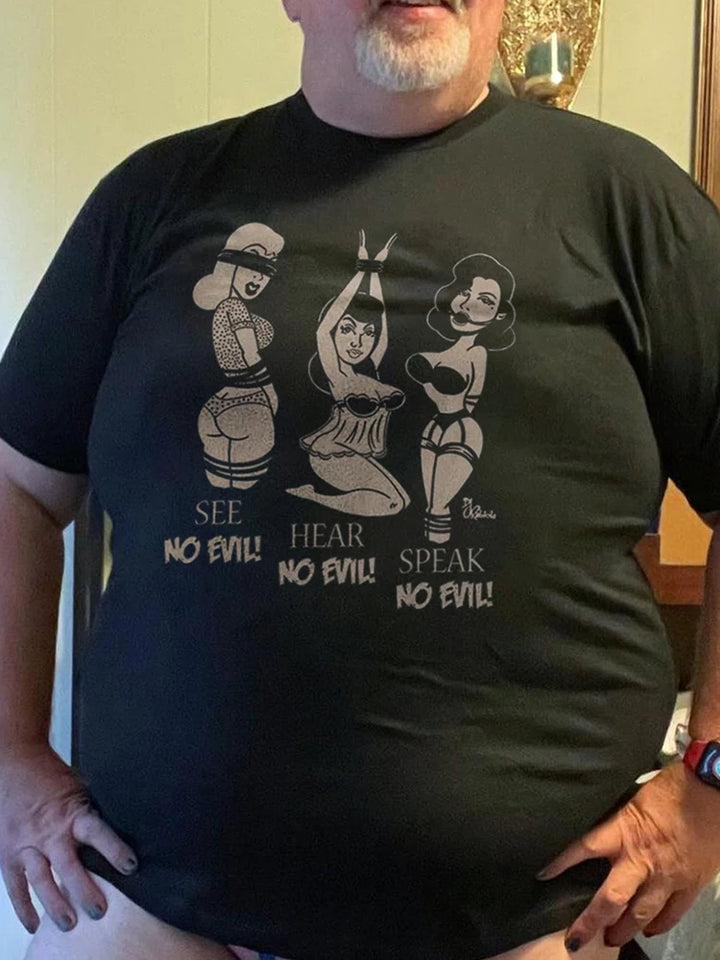 Sammy Jackson™ Statement T-shirt | Plus size T-shirt with catchy text
