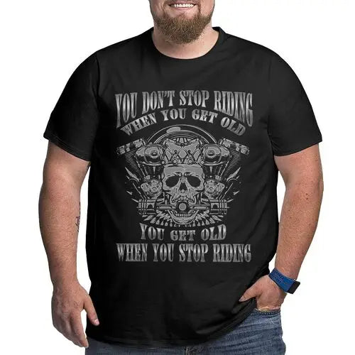 Sammy Jackson™ Full Throttle Motorshirt | Koszulka vintage w rozmiarze plus