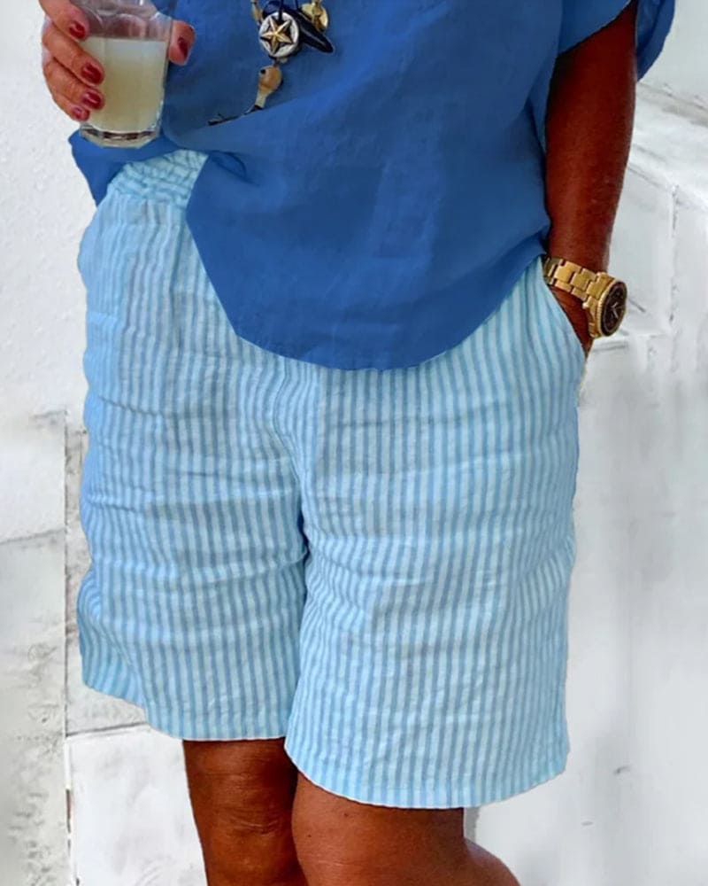 Striped Women's Shorts – Léonie