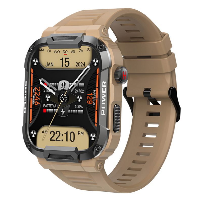 Rugged Men's Smartwatch - IronPulse X1