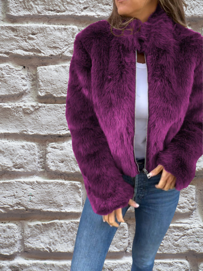 Luxury Soft Women's Coat - Aurora