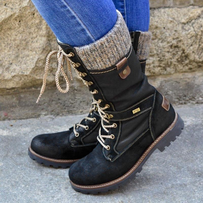 Stylish Tall Women's Winter Boots - Nora