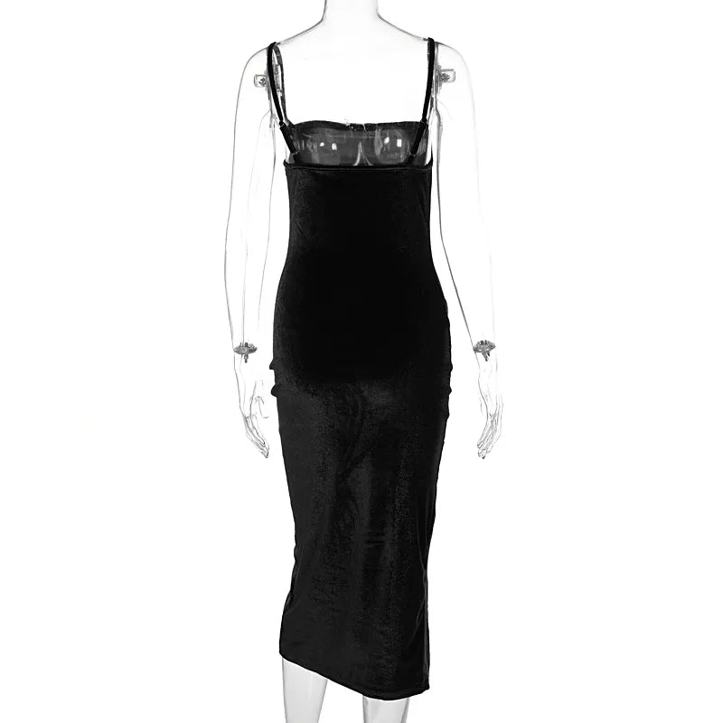 Sammy Jackson™ Sukienka Maxi Nora | Aksamitna i Stylowa