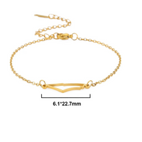 Gold Bracelet of Hope - Aurora