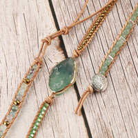 Detoxifying Fluorite Wrap Bracelet - Iris