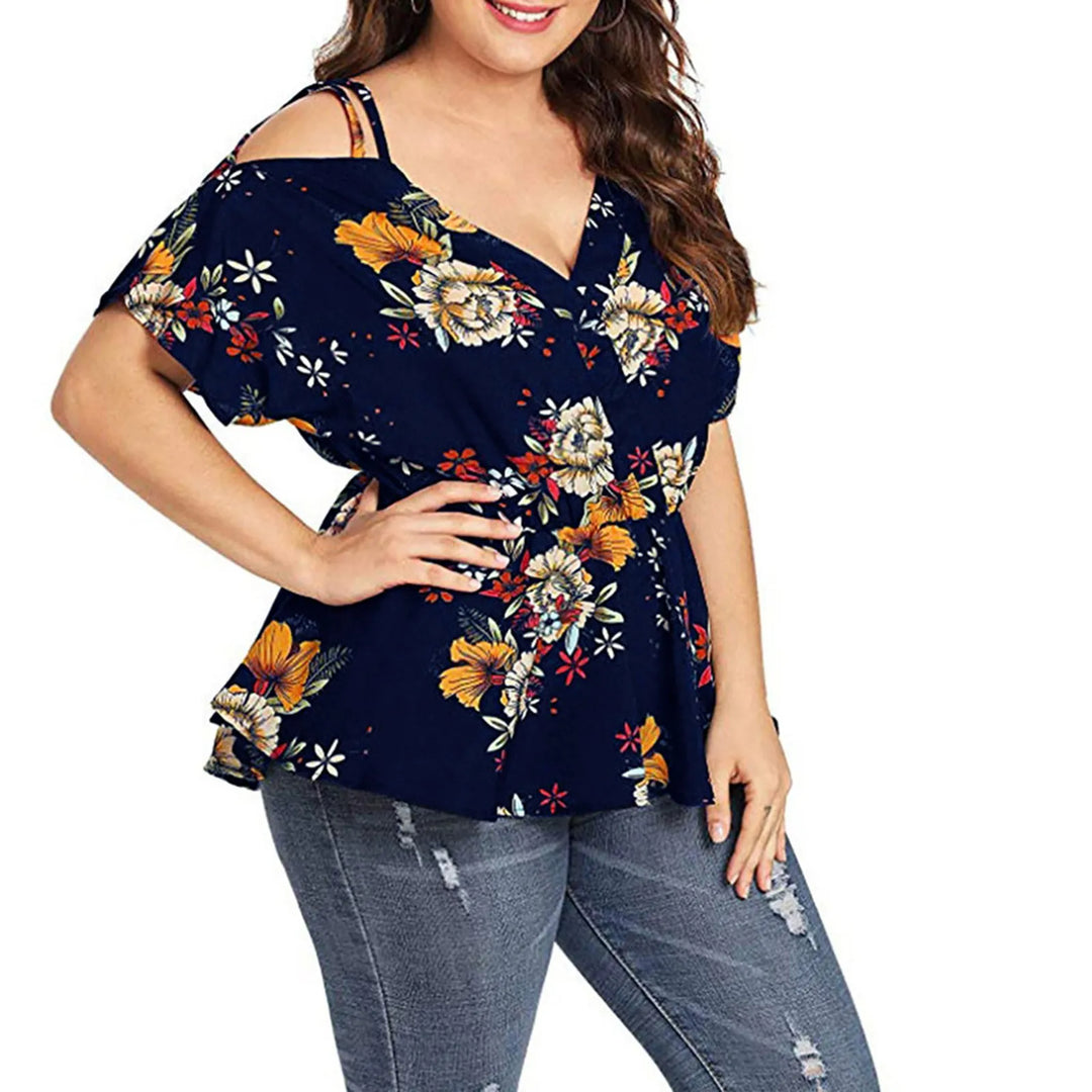 Sammy Jackson™ Indy Plus-Size Top | Kleurrijk & Stijlvol