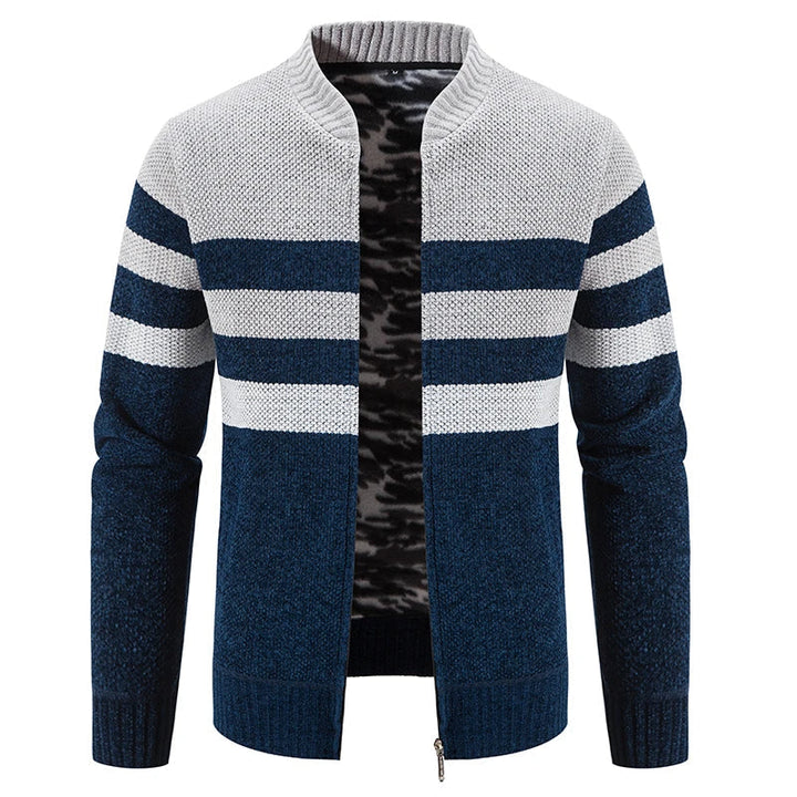Men's Striped Fall Vest – Tobias