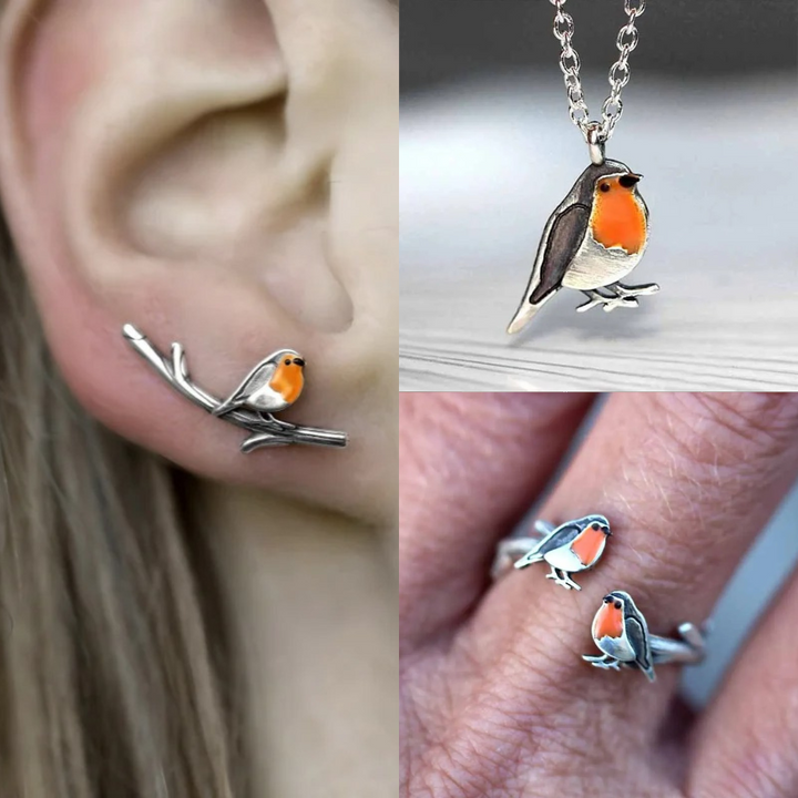 Een Symbool van Hoop en Nieuwe Beginnen - GeluksVogel Sieradenset