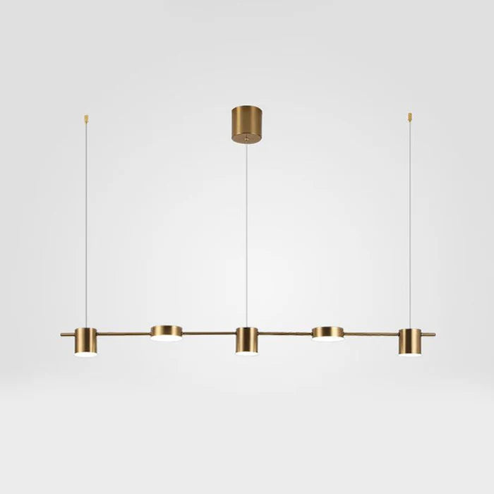 Nowoczesna aluminiowa lampa wisząca - AuraDrum