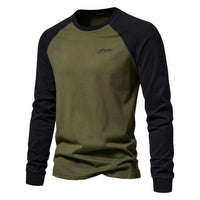 Sammy Jackson™ Patchwork Shirt | With round neck and long sleeves