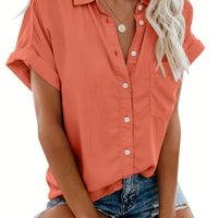 Grace Collar Blouse | Comfortable Button Closure