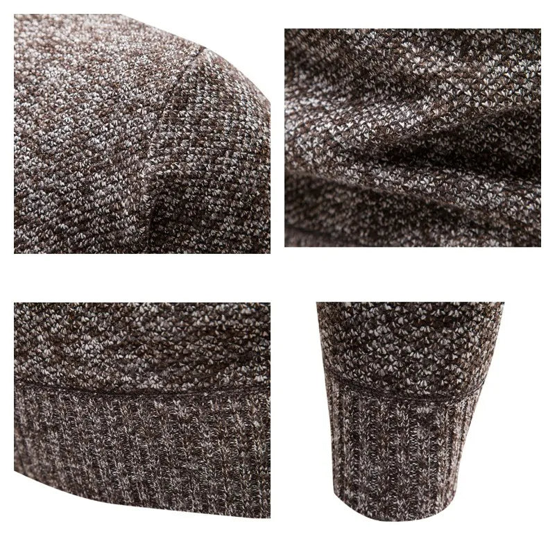 Sammy Jackson™ Paul Wooly Turtleneck Sweater | Warm Knitted Turtleneck
