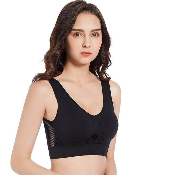 Breathable Mesh Sports Bra - Sofia