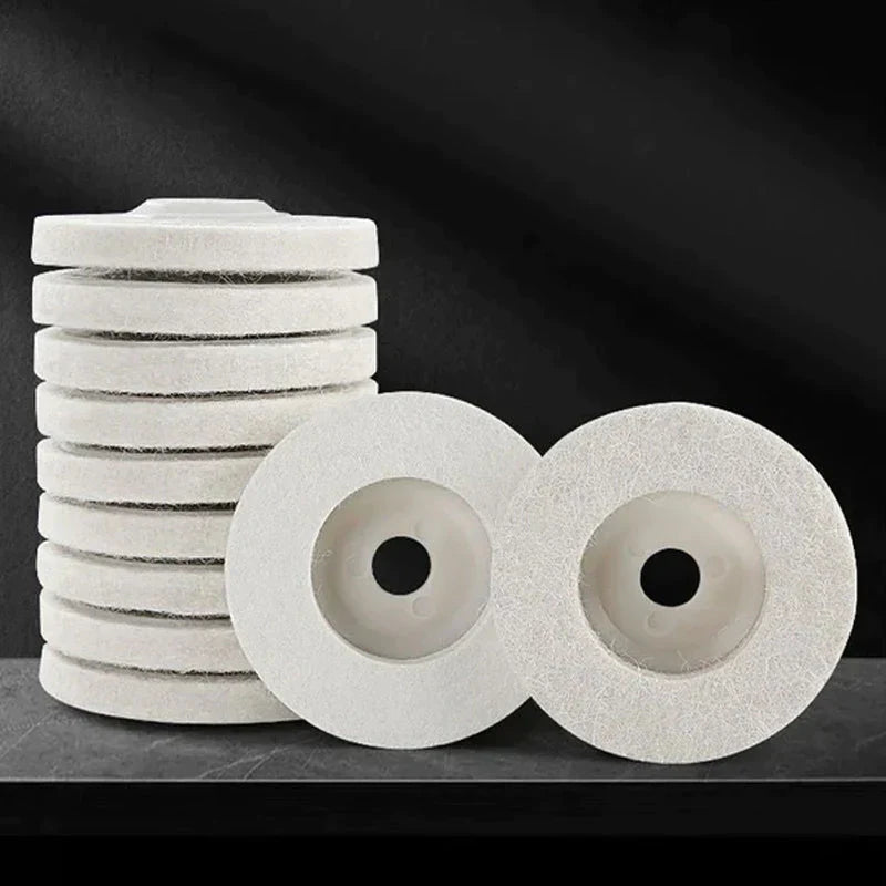 Set of 3 Wool Polishing Pads – Polistra