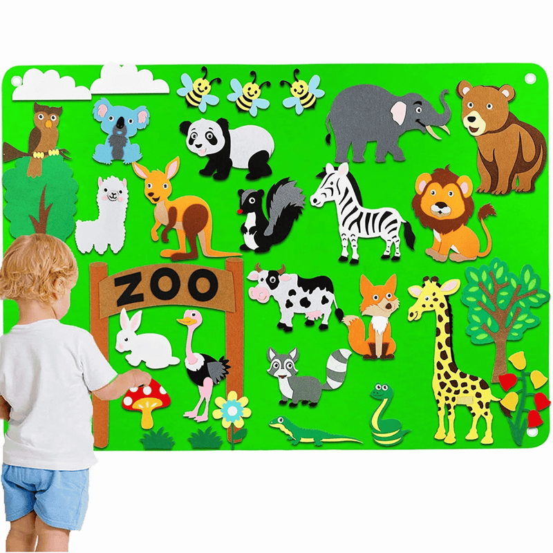 Toddler Felt Play Board - FeltAdventure