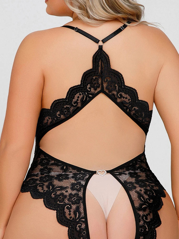 Sammy Jackson™ Suze Plus-Size Lingerie Set | Open & Seductive