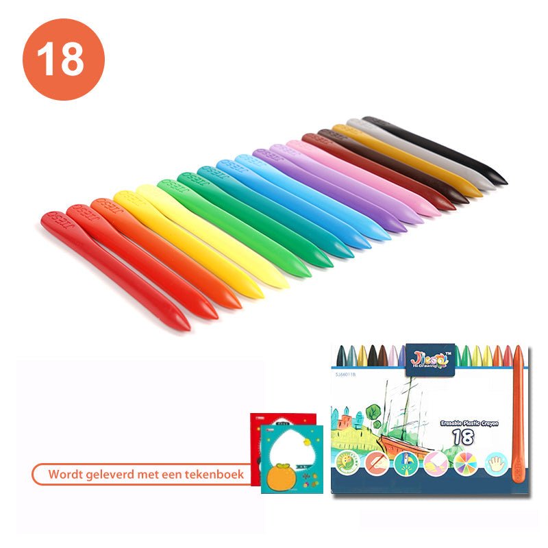 Naturalne Kolorowe Kredki Woskowe - EcoCrayons