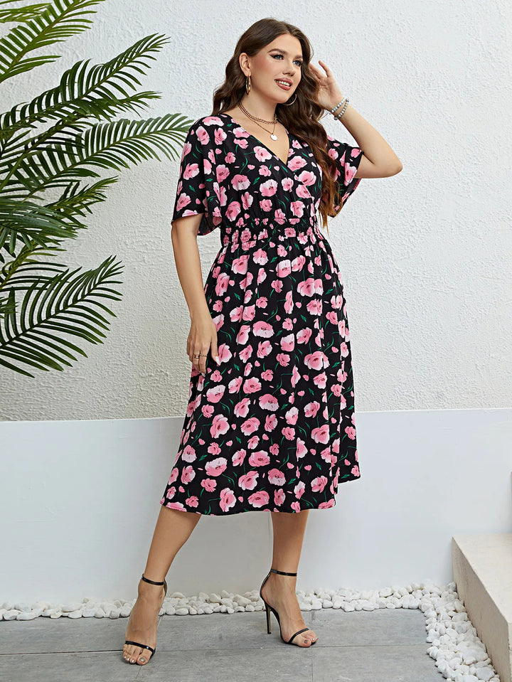 Sammy Jackson™ Meredith Plus-Size Dress | Summer & Cheerful