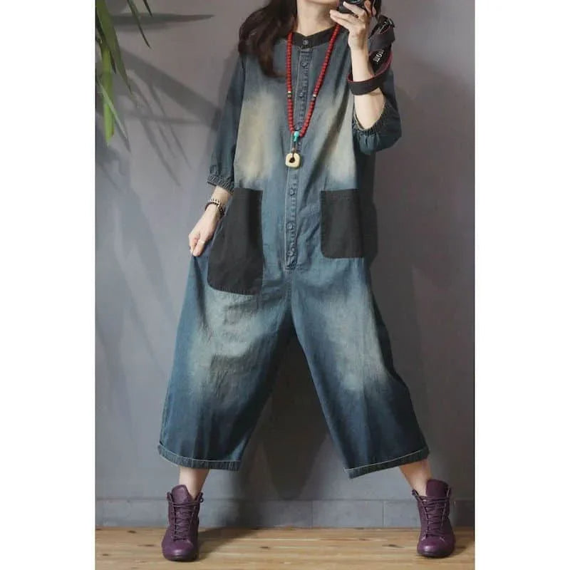 Sammy Jackson™ Silke Plus Size Jumpsuit | Denim & Stylish