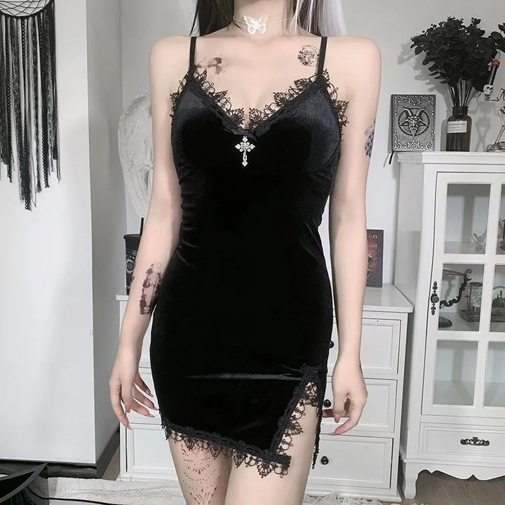 Sammy Jackson™ Julia Mini Dress | Black & Mysterious