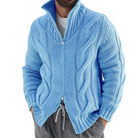Sammy Jackson™ Sven Vest | Knitted vest with high collar and zipper