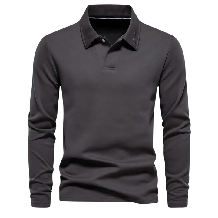 Men's Long Sleeve Polo Shirt - Vince