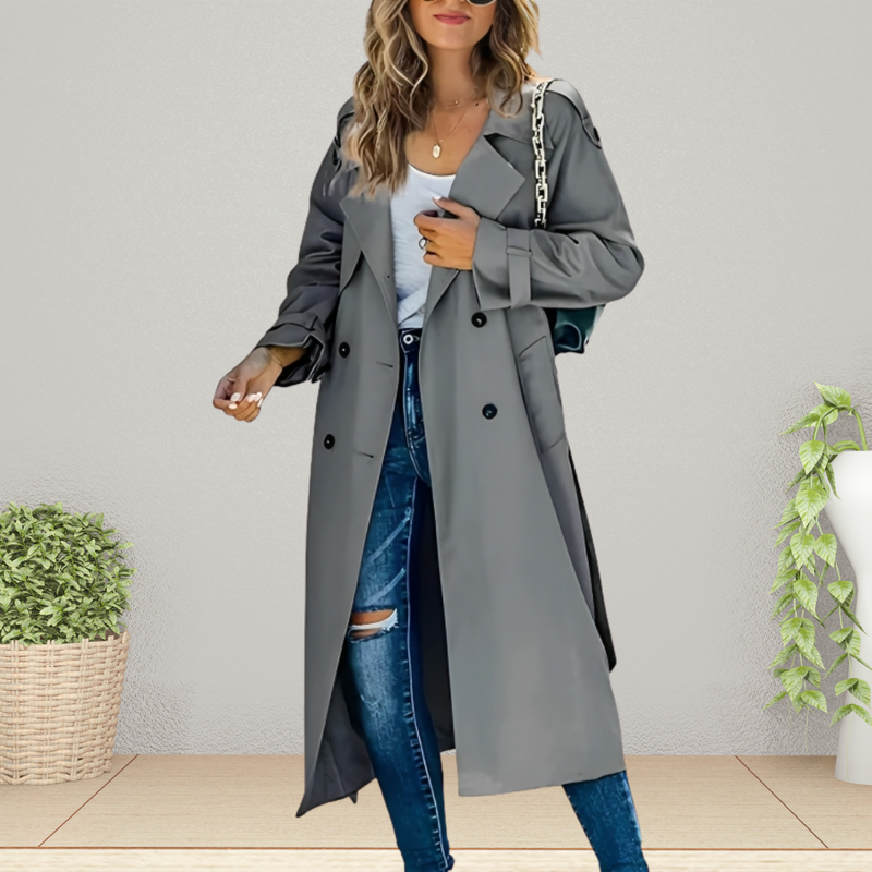 Trendy Women's Transitional Season Trench Coat – Isabelle