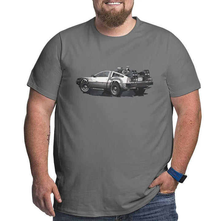 Sammy Jackson™ Back To The Future Delorean T-Shirt | Plus size T-shirt