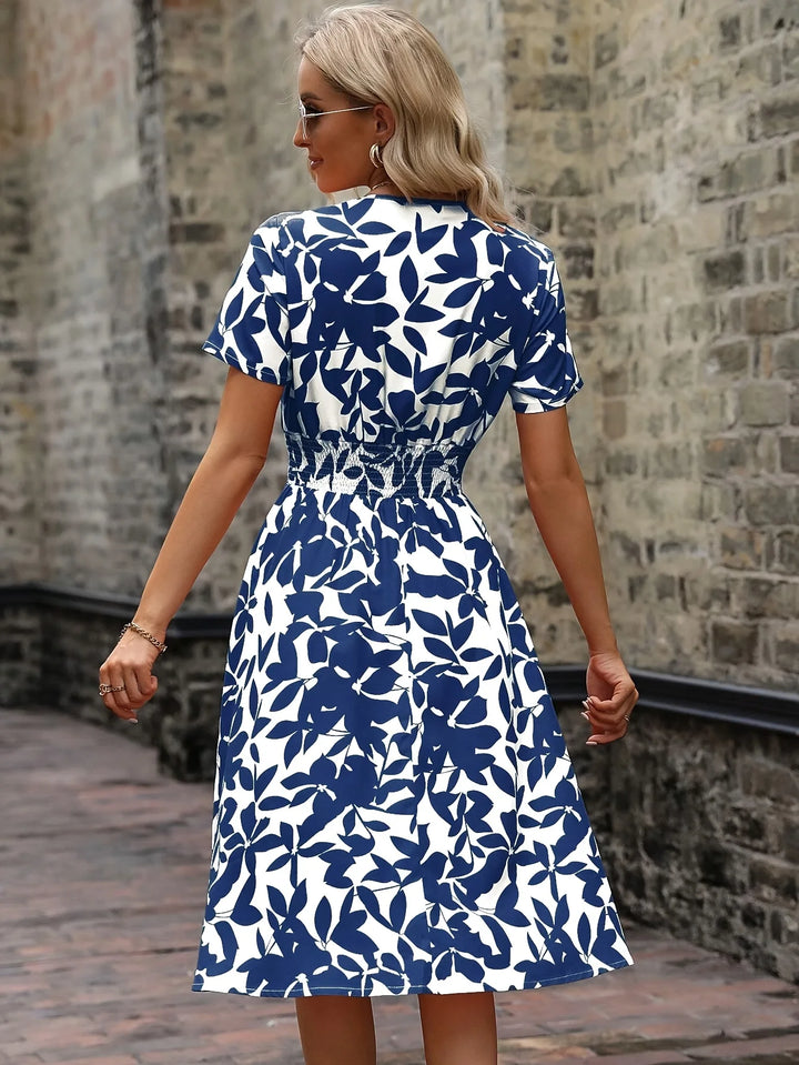 Wrap Dress with Floral Pattern | Livia | Fresh and Stylish