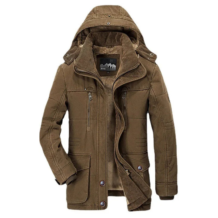Sammy Jackson™ Julian zimowa parka | Długa zimowa kurtka z bawełny