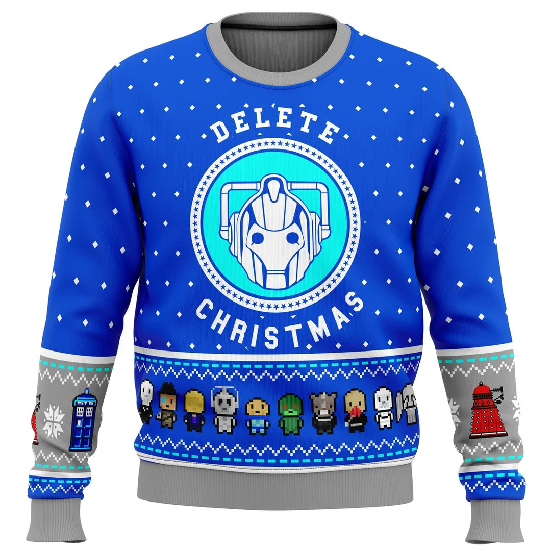 Sammy Jackson™ Tardis Sweater | The Christmas sweater for Whovians!
