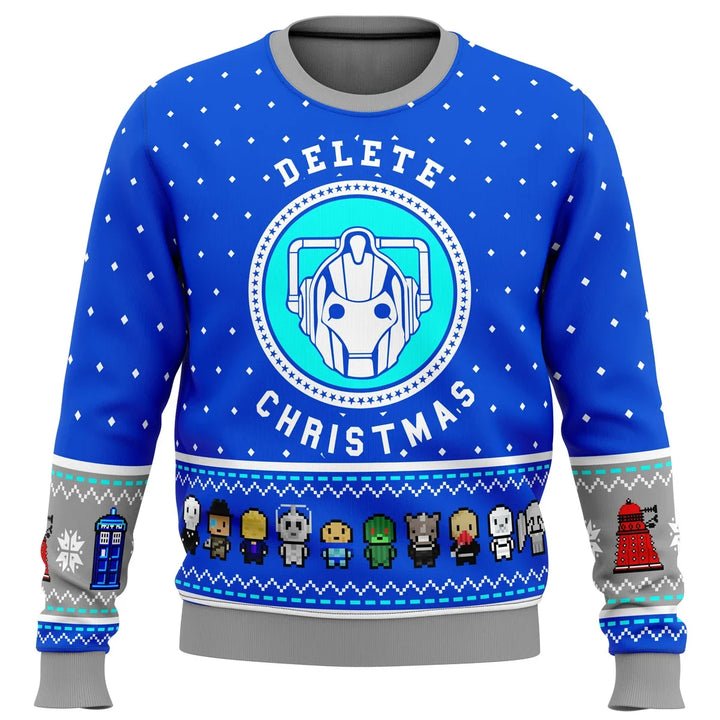 Sammy Jackson™ Tardis Sweater | The Christmas sweater for Whovians!