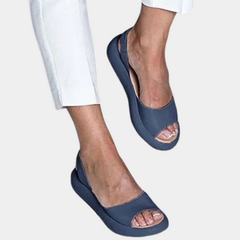 Comfortable women's summer shoes with thick sole – Tilda