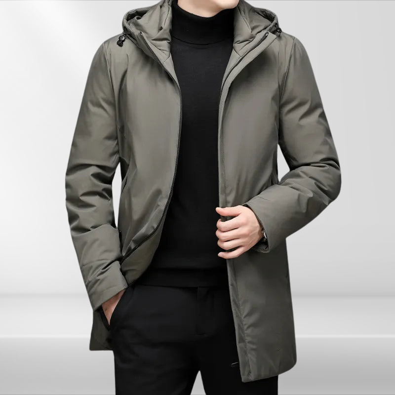 Classic men's coat with down filling – Matteo