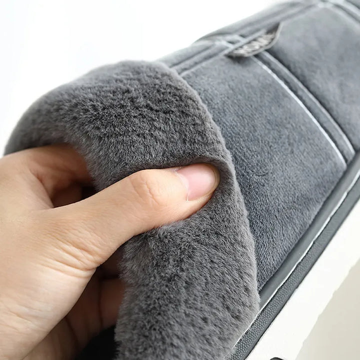 Sammy Jackson™ Check Instappers | Fluweelzachte geruite pantoffels
