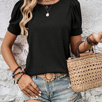 Sophie Korte Mouw Top | Ruffle Detail & Modieuze Pasvorm