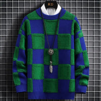 Sammy Jackson™ Luxe Plaid Trui | Zachte warme trui van kasjmier