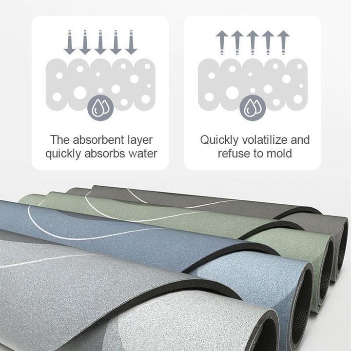 Sneldrogende, Super Absorberende Badmat - AquaComfort