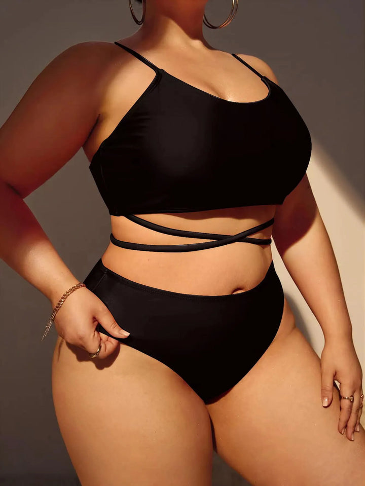 Sammy Jackson™ Fiona Plus-Size Bikini Set | Driedelig & Stijlvol
