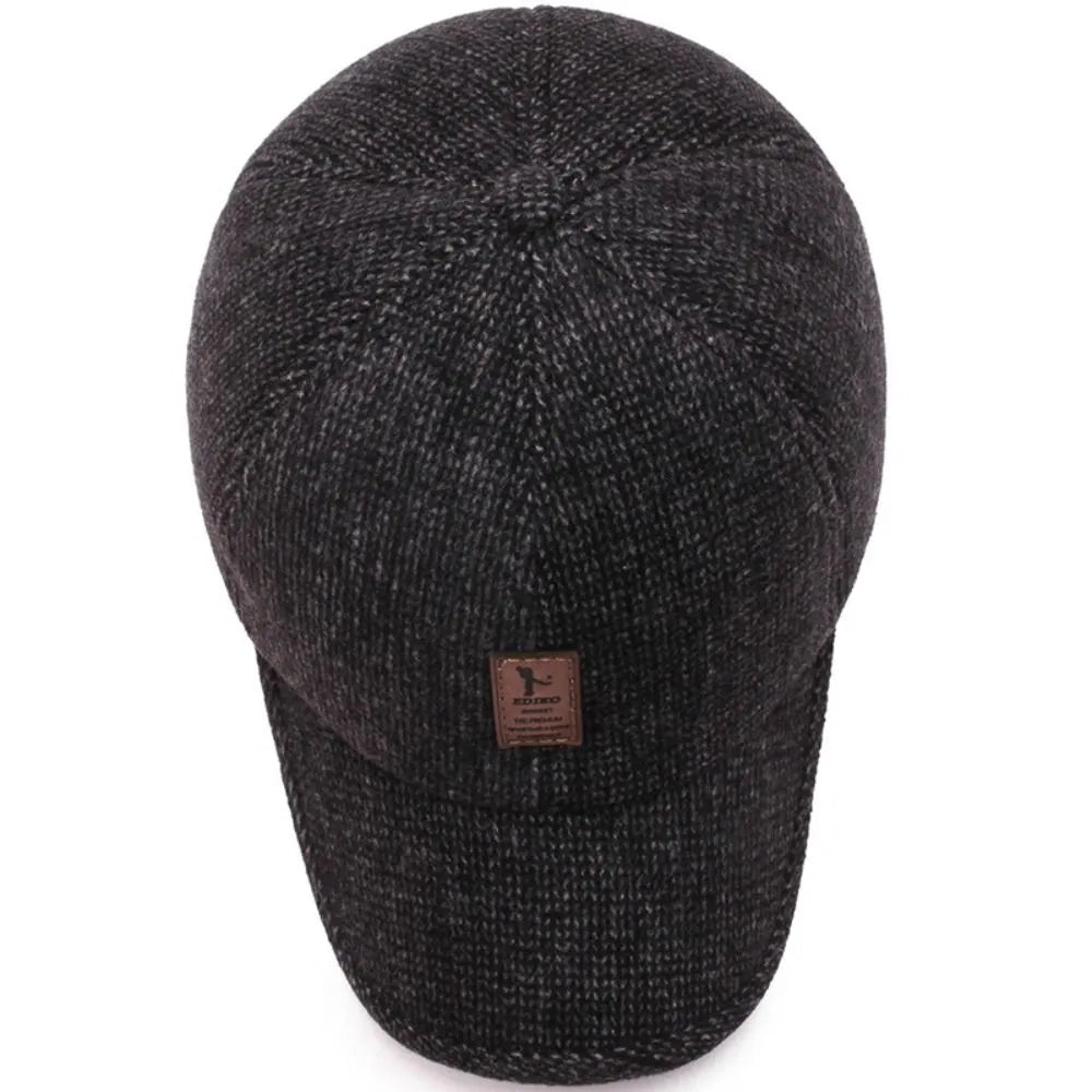 Sammy Jackson™ Classic Winterpet | Nostalgiczna wełniana czapka z napami