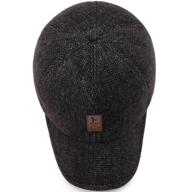 Sammy Jackson™ Classic Winterpet | Nostalgiczna wełniana czapka z napami