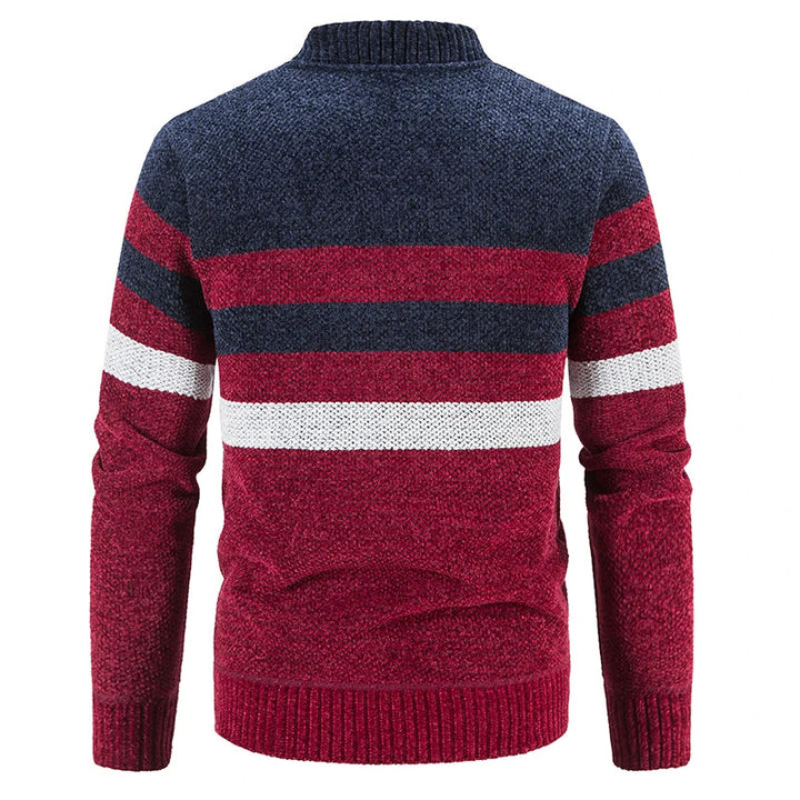 Men's Striped Fall Vest – Tobias