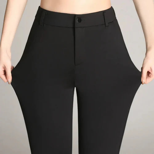 Slim Flared High Waist Pants – Mila